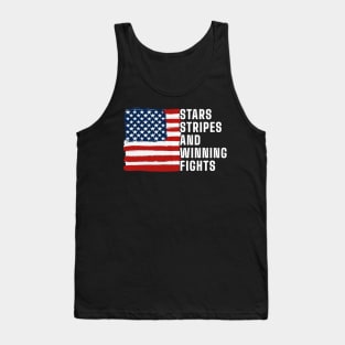 Stars Stripes and Winning Fights Tank Top